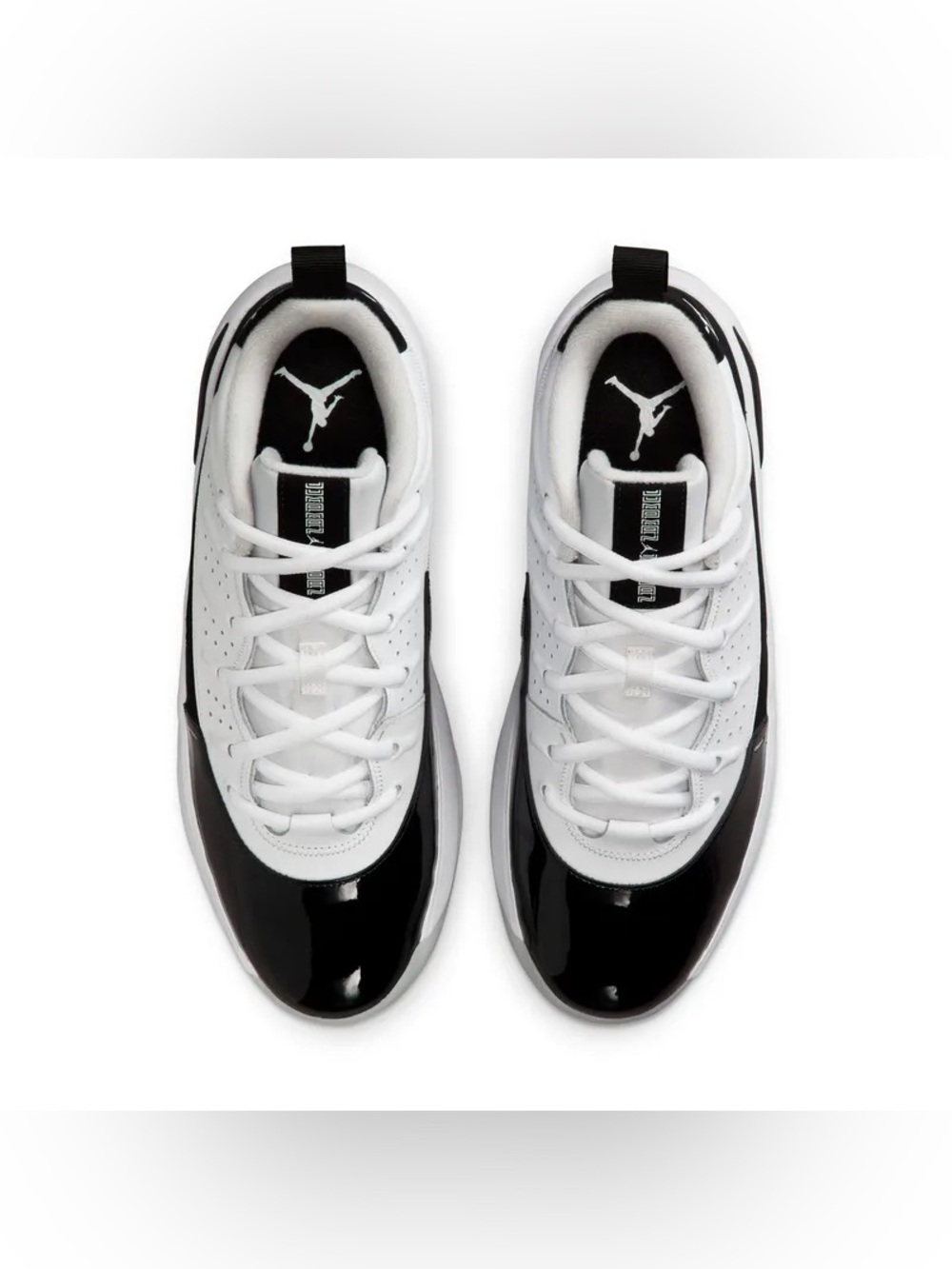Jordan Max Aura 7 White Summit White Black Men's Shoes HQ2091-100 - Picture 3 of 7